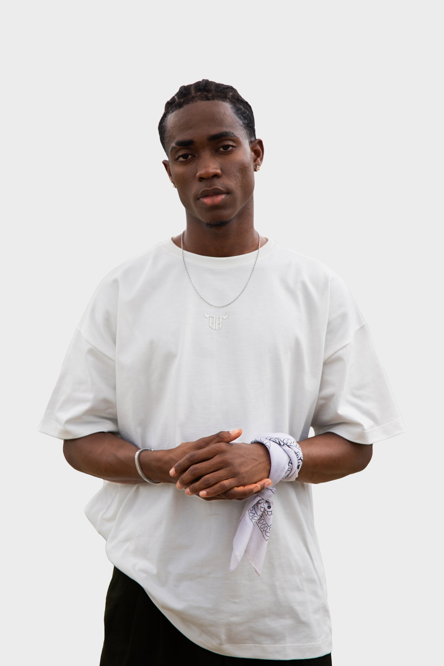 Camiseta Classic Cream Estampado blanco