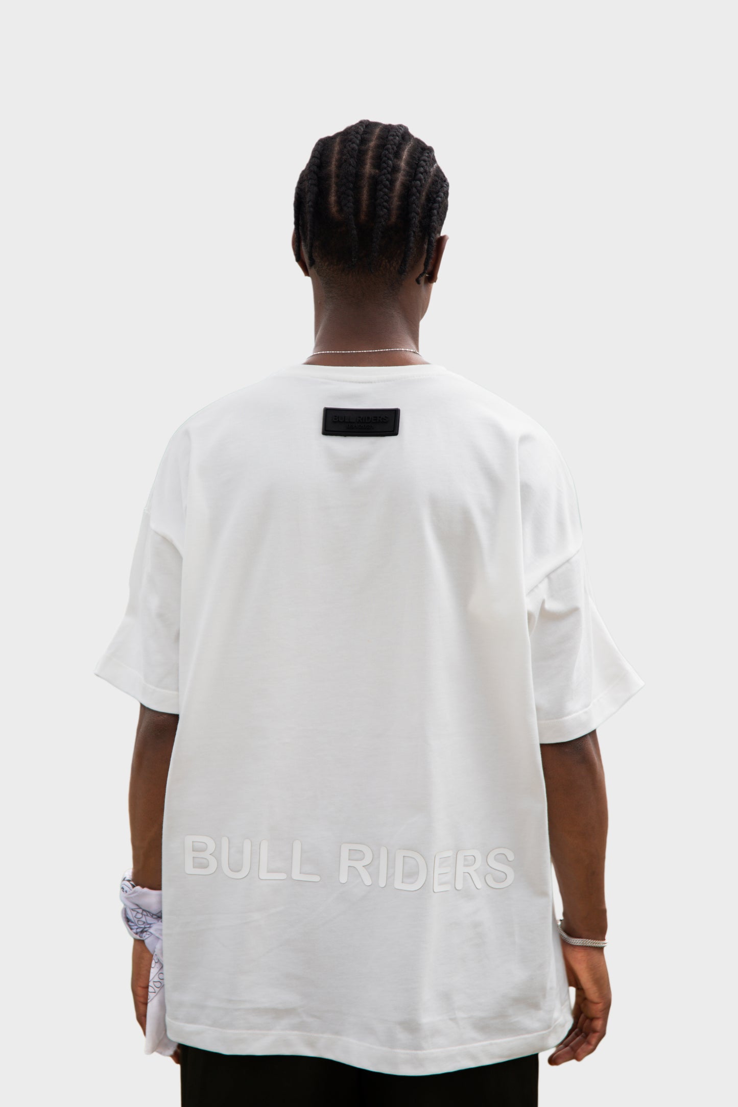 Camiseta Classic Cream Estampado blanco